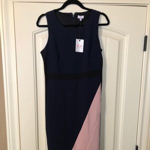 Q & A LA brand busi attire Blk and mauve. Sz-10